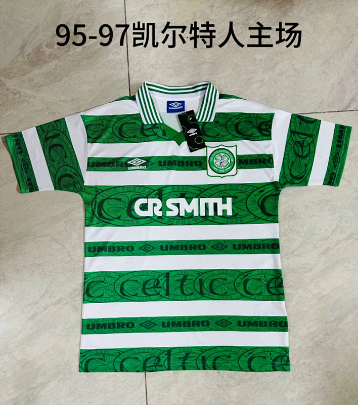 95-97 Celtic Home Retro Jerseys