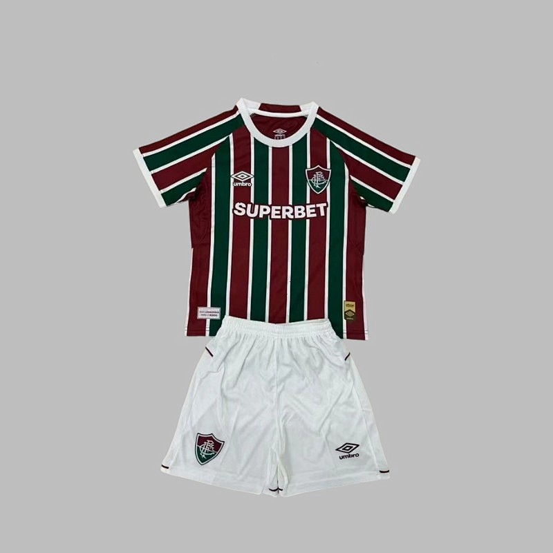 25-26 Fluminense Home Kids Jerseys