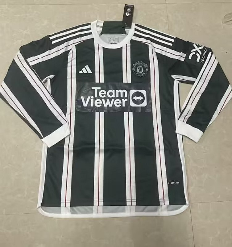 23-24 M-anchester U-nited Away Long Sleeve Jerseys
