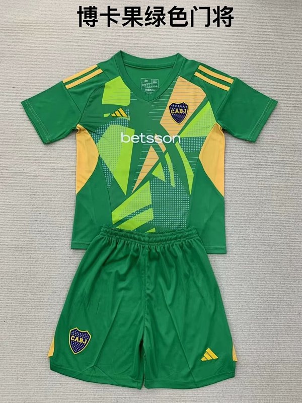 24-25 Boca Goalkeeper Adults And Kids Jerseys