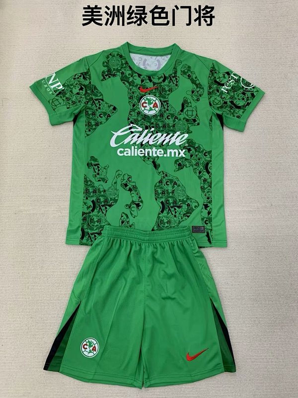 24-25 Club America Goalkeeper Adults And Kids Jerseys
