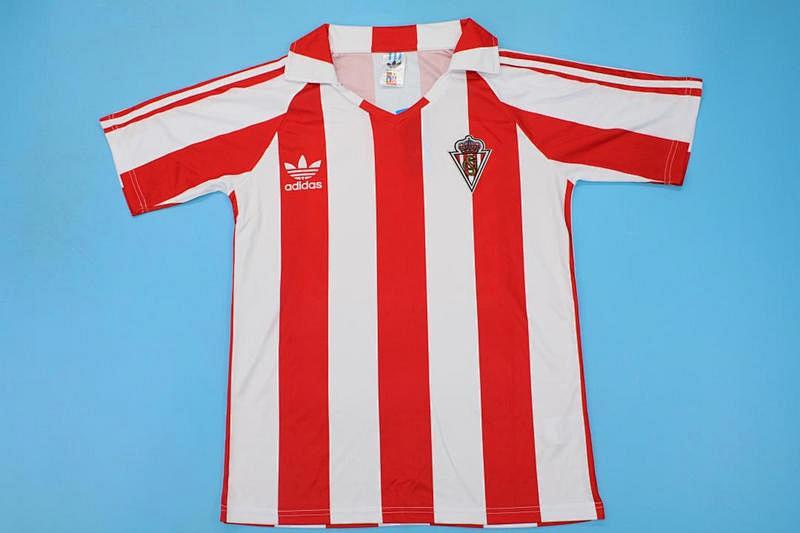 85-86 Gijon Home Retro Jerseys