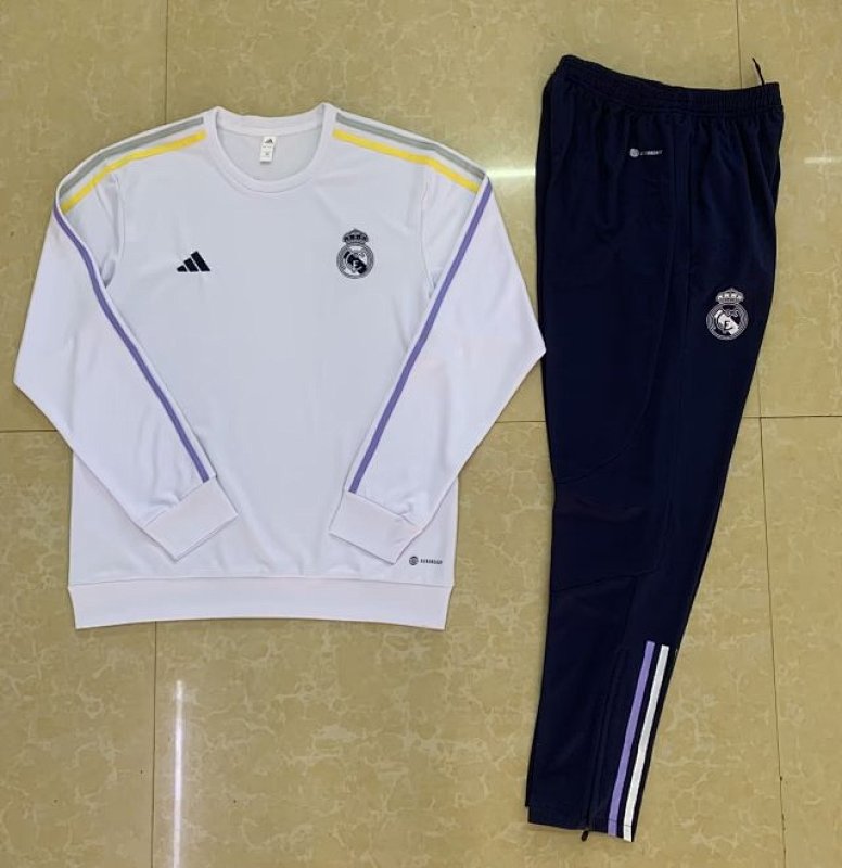 23-24 Real Madrid Long Sleeve Training Suit
