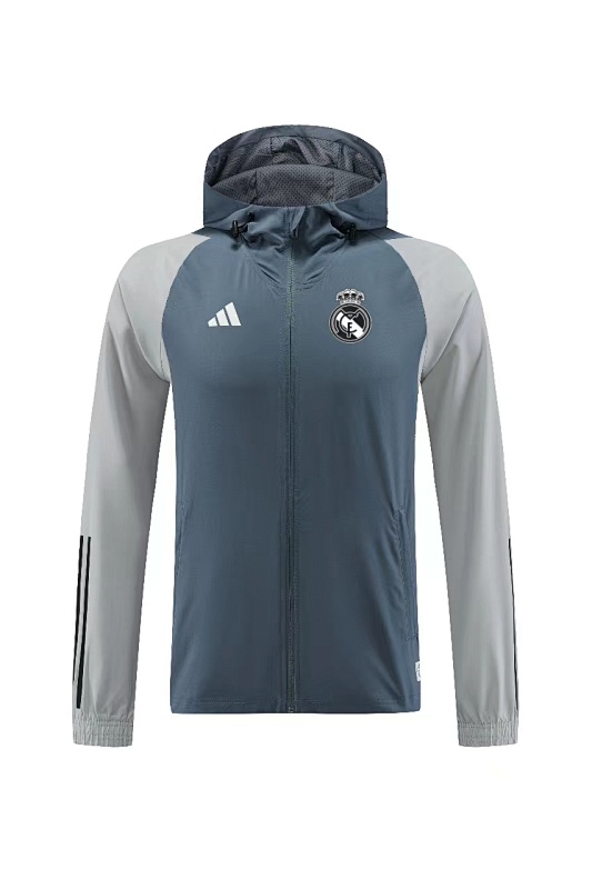 23-24 Real Madrid Hoodies Windbreaker Jackets