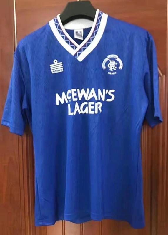 1982 Rangers Home Retro Jerseys
