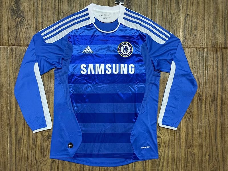 2011 Chelsea Retro Long Sleeves Jerseys