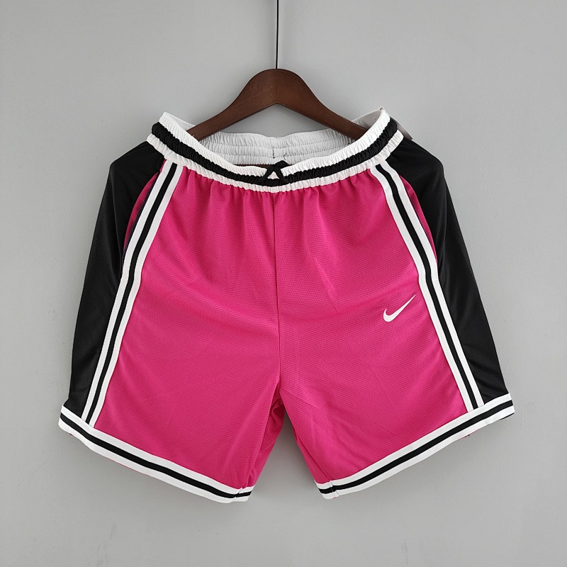 2022 Miami Heat NBA US Training Shorts Pink Black S-XXL