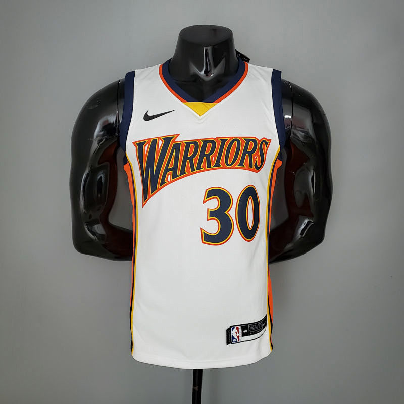Curry #30 Warriors Rookie White NBA Jersey S-XXL