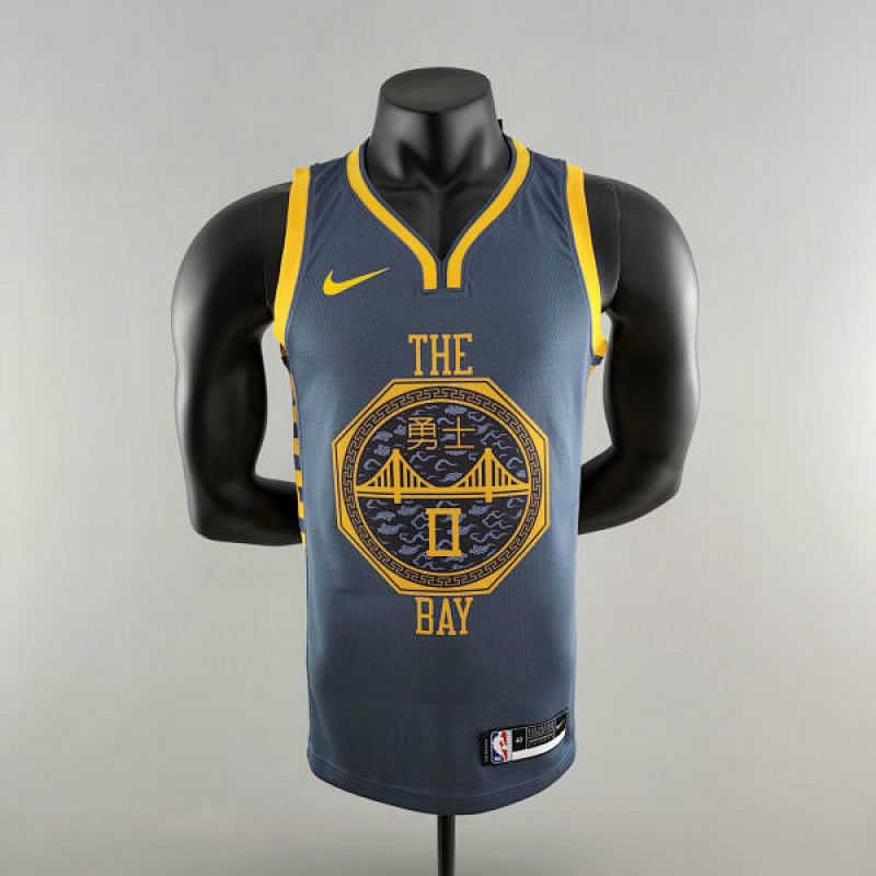 2018 PAYTON II#0 Golden State Warriors Grey NBA Jersey S-XXL