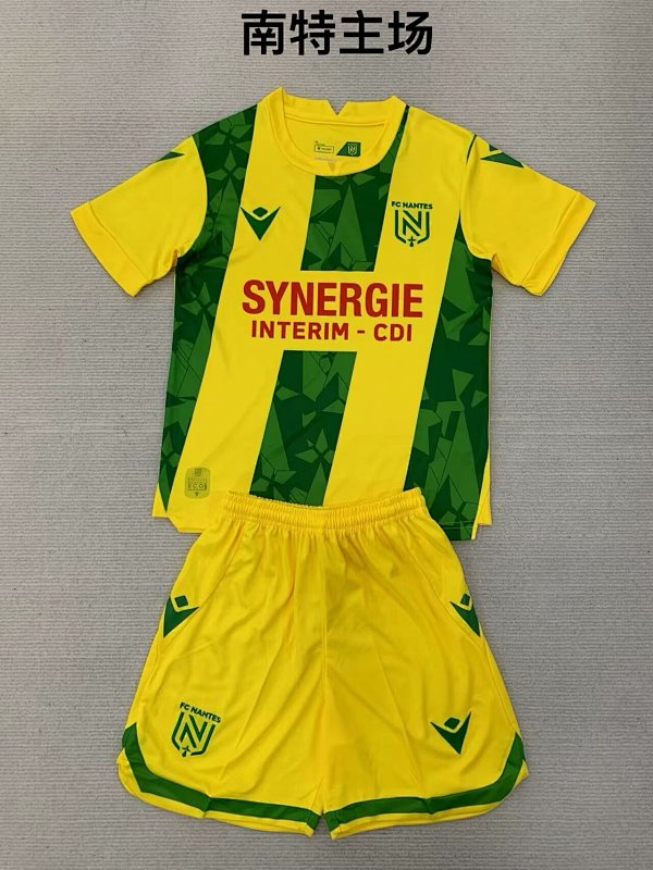 24-25 Nantes Home Kids Jerseys