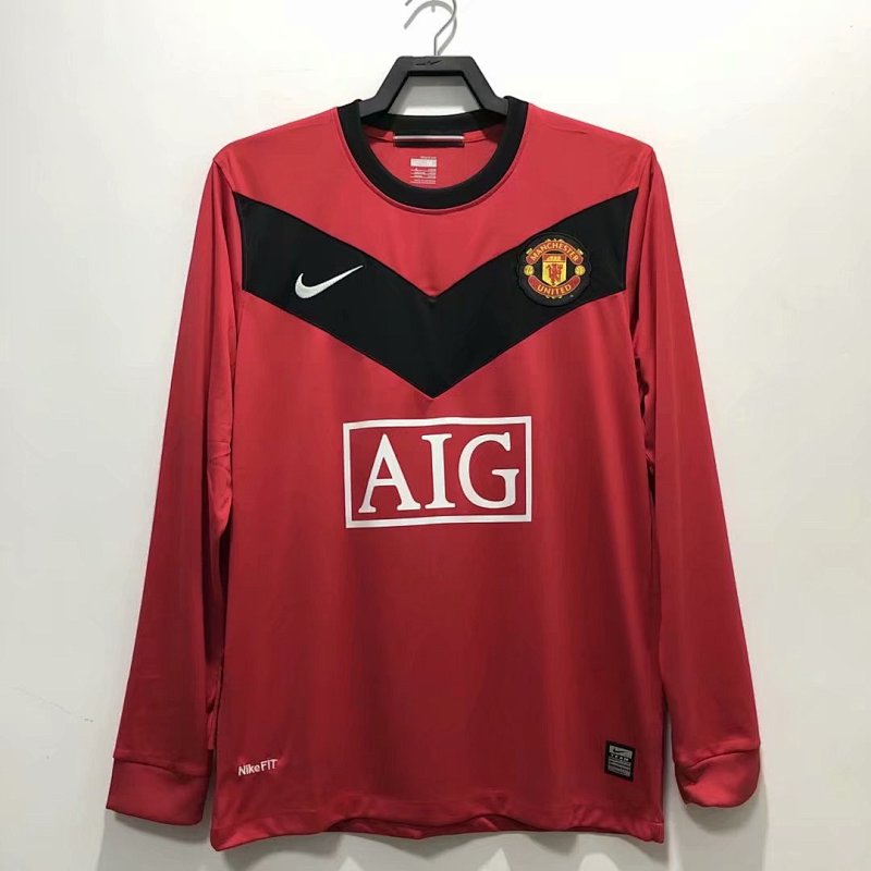 2010 M-anchester U-nited Home Retro Long Sleeve Jerseys