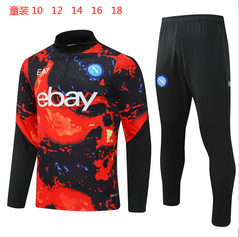 24-25 Napoli Kids Long Sleeve Training Suit