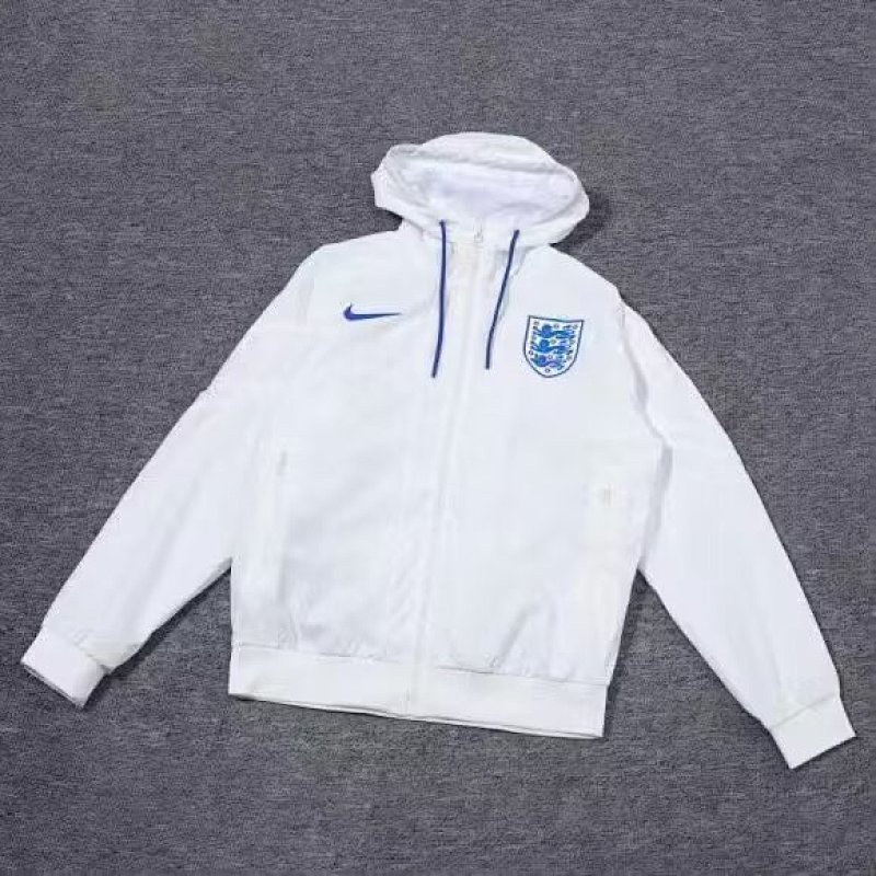 2024 England Wincbreak Hoodie Jackets