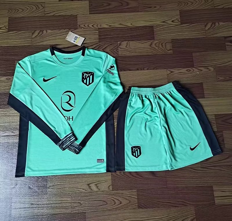 23-24 Atletico Madrid Third Long Sleeve Jerseys