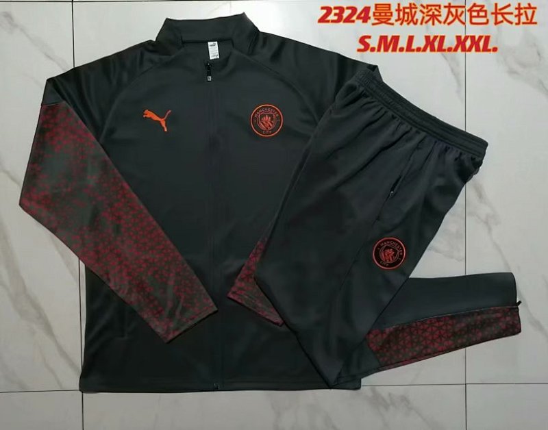 23-24 Manchester City Long Sleeve Training Suit