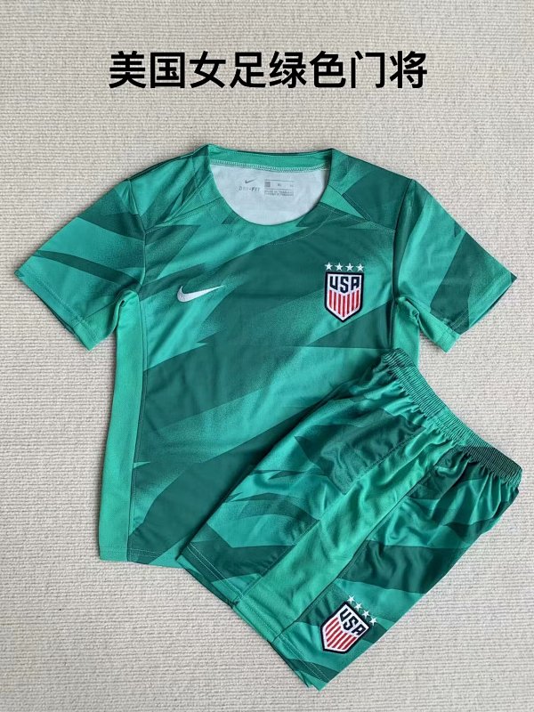 23-24 USA Goalkeeper Woman Adults And Kids Jerseys