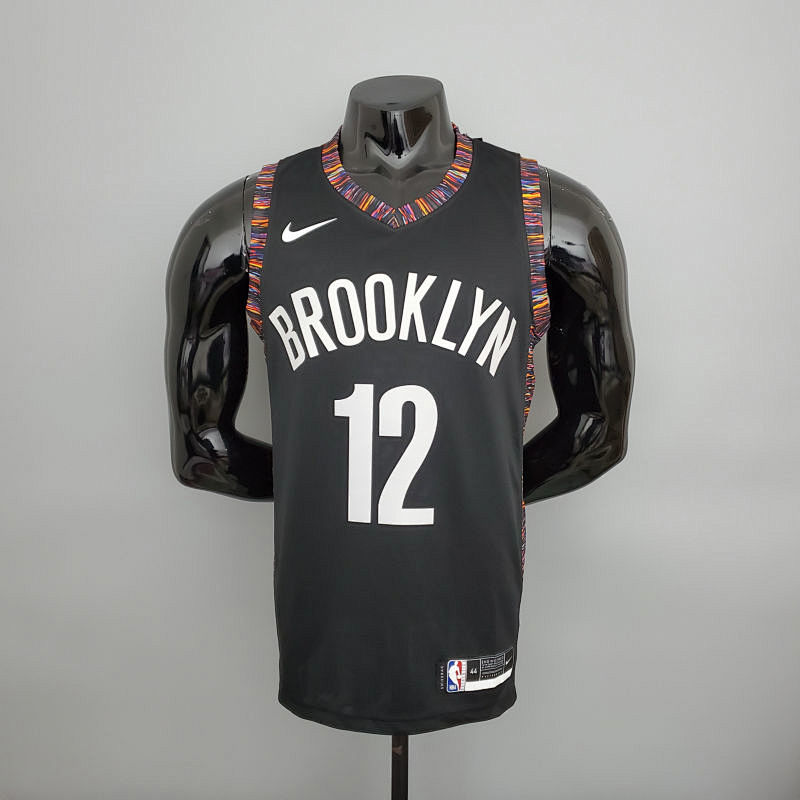 harris#12 Brooklyn Nets City version black NBA jersey Size S-XXL