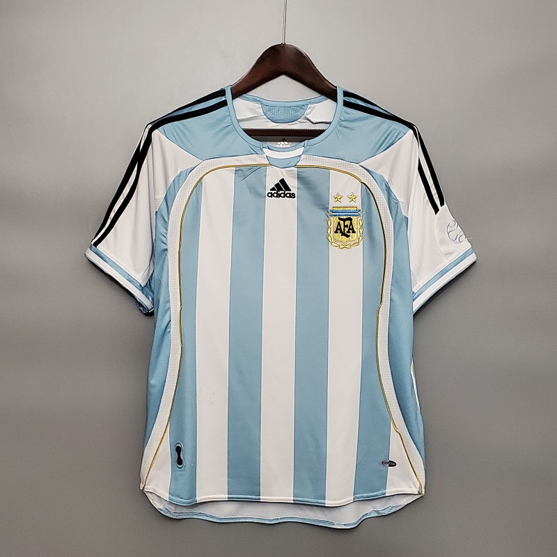 2006 Argentina Home Retro Jerseys