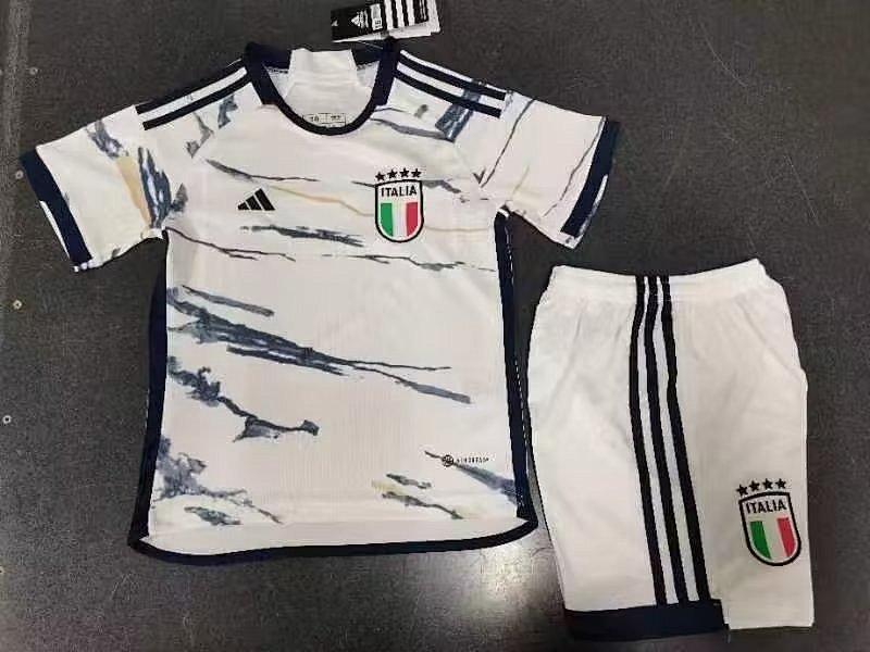 23-24 Italy Away Kids Jerseys