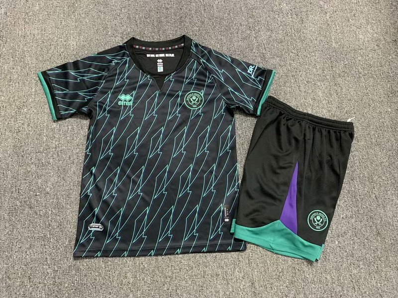 24-25 Sheffield United Away Kids Jerseys