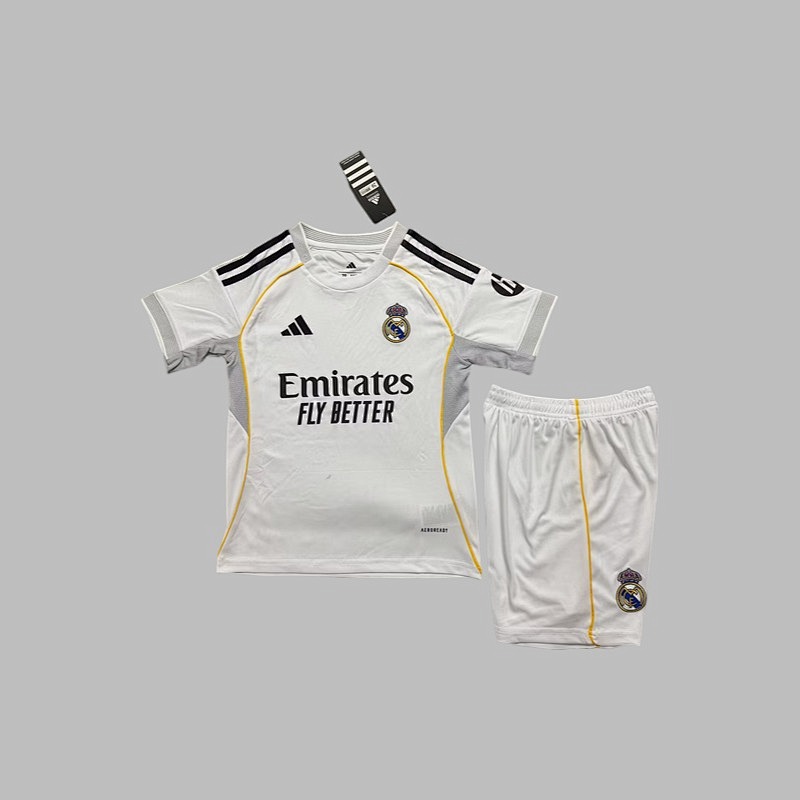 25-26 Real Madrid Home Kids Jerseys