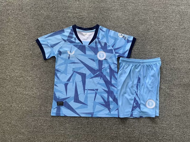 23-24 Aston Villa Third Kids Jerseys