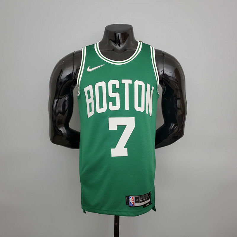 75th Anniversary Brown #7 Celtics Green NBA Jersey S-XXL