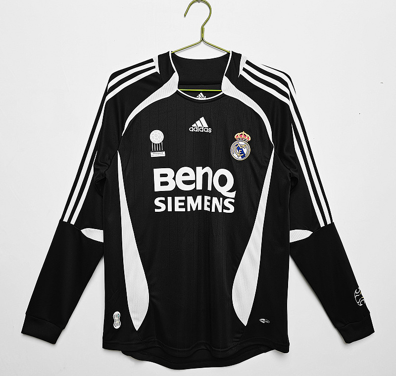2006-07 Real Madrid Third Retro Long Sleeve Jerseys