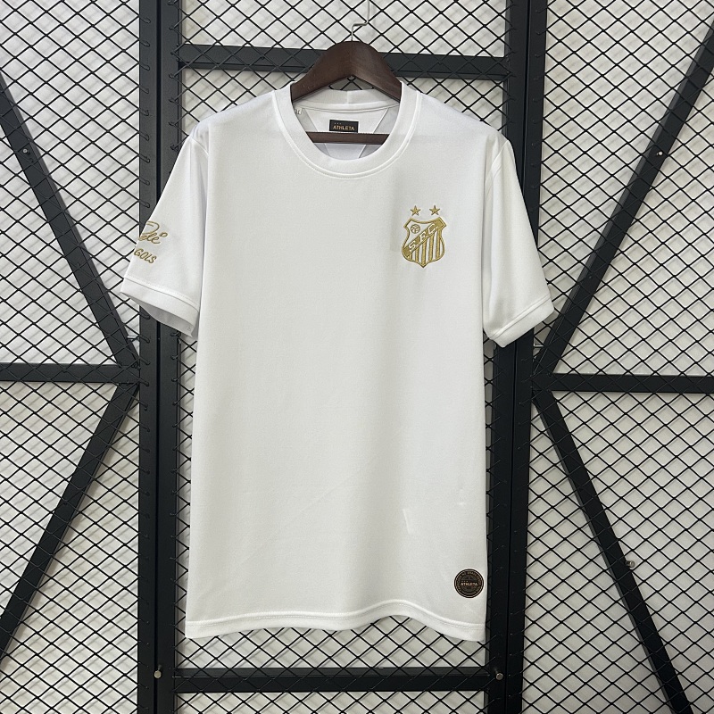 Santos 2025/26 Pele 1.000 GOLS White Jersey