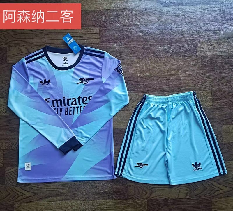 24-25 Arsenal Third Long Sleeve Jerseys