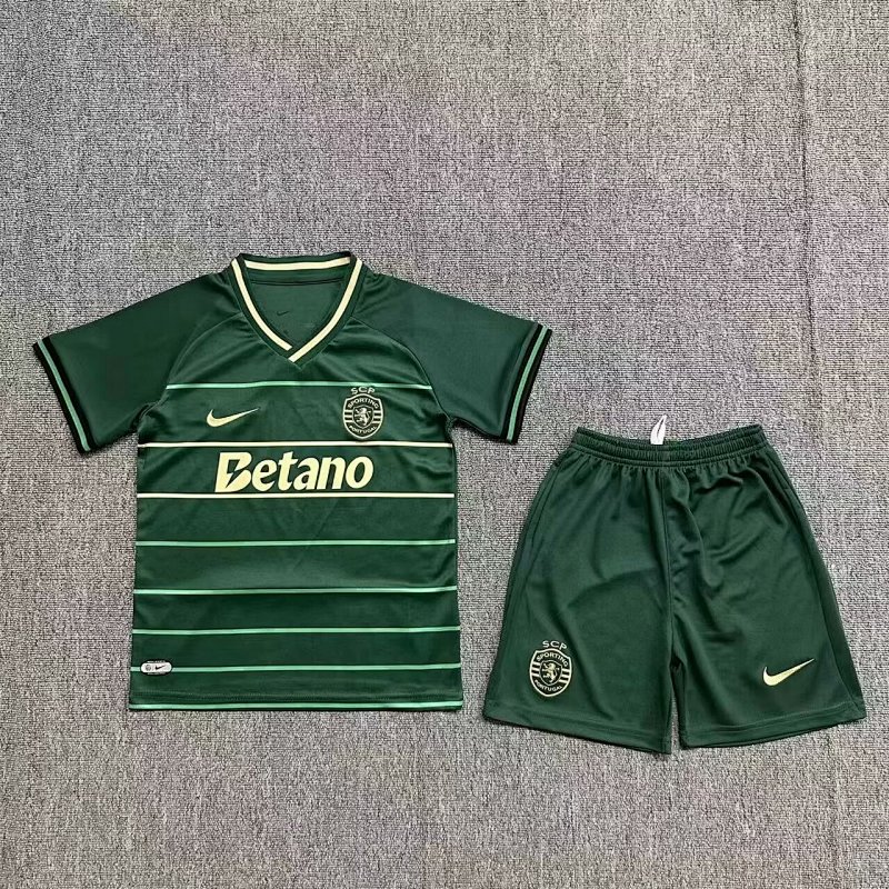 24-25 Sporting Lisbon Away Kids Jerseys
