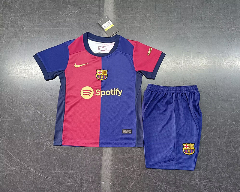 24-25 Barc Home Kids Jerseys