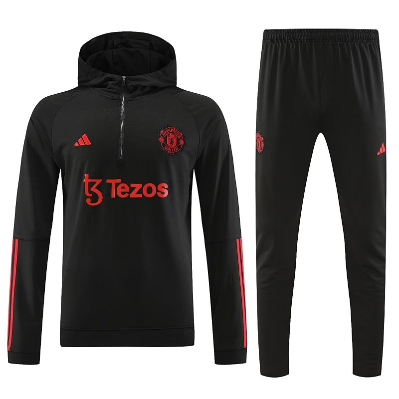 23-24 M-anchester U-nited Hoodie Long Sleeve Training Suit