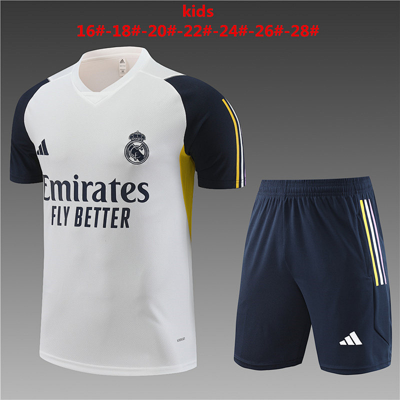 23-24 Real Madrid Kids Training Jerseys