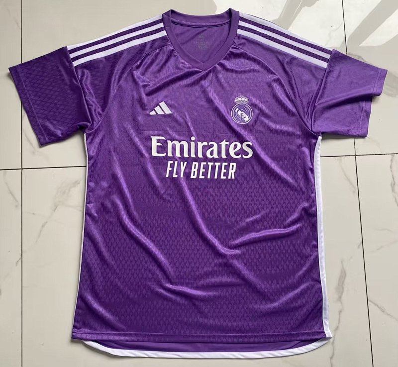 2023 Real Madrid Purple Training Jerseys