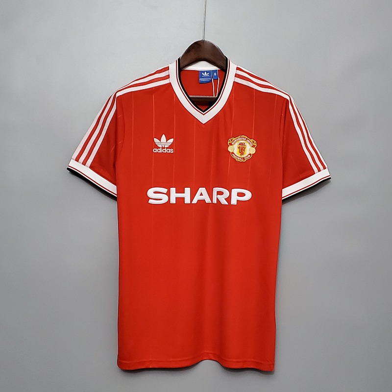 83-84 M-anchester U-nited Home Retro Jerseys