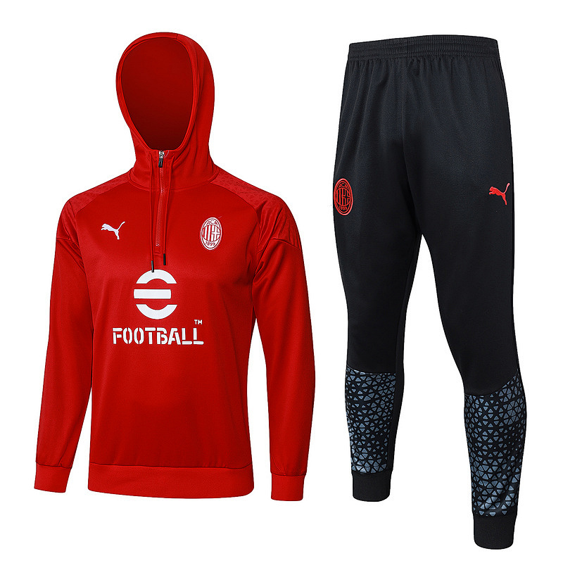 23-24 AC Milan Hoodies Long Sleeve Training Suit