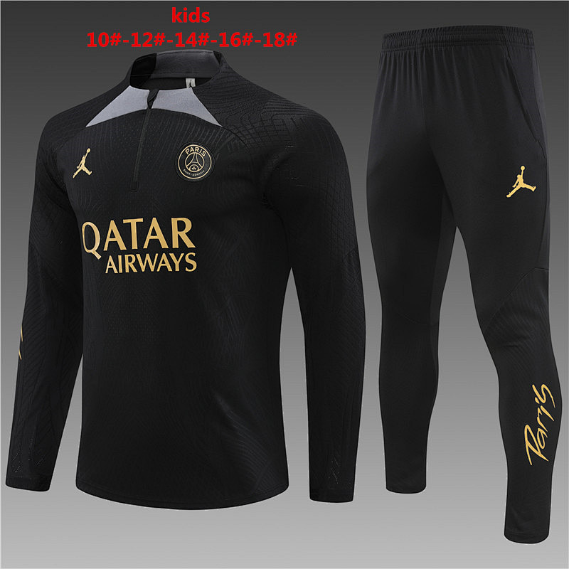 23-24 Paris Kids Player Long Sleeve Training Suit
