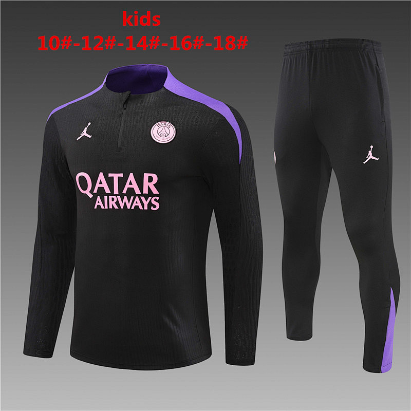 24-25 Paris Kids Player Version Long Sleeve Training Suit