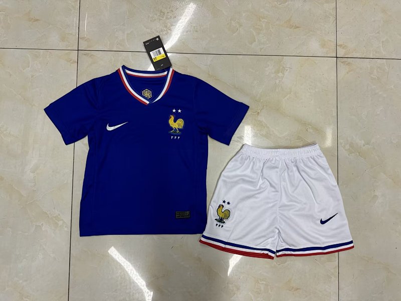 2024 France Home Kids Jerseys