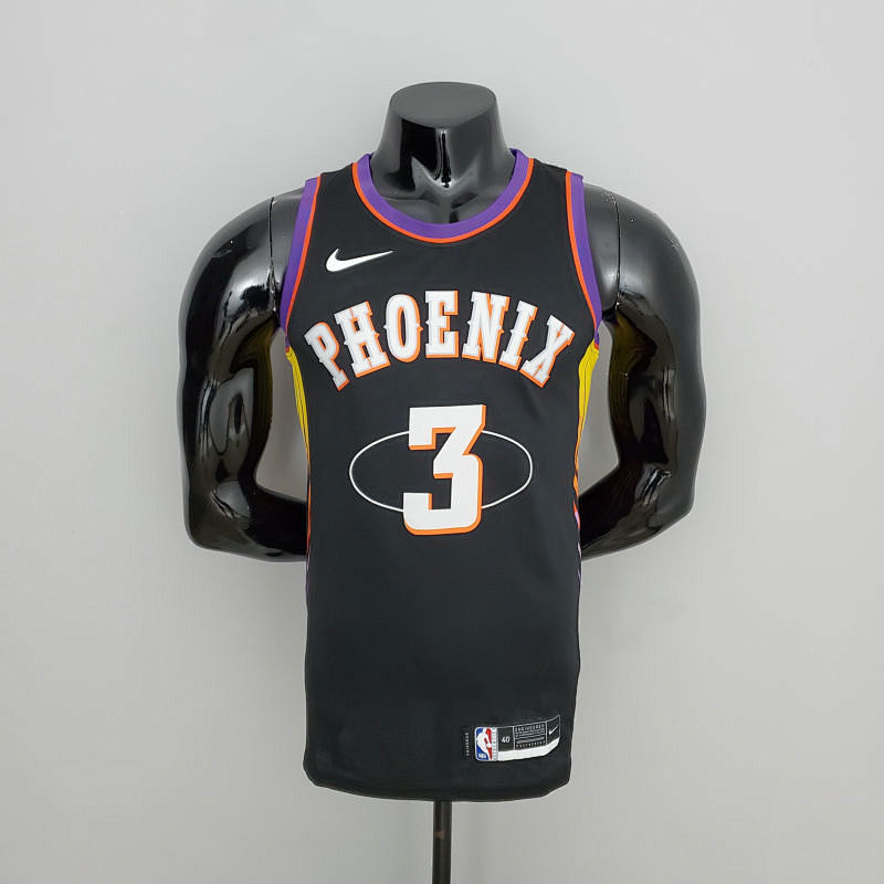 2022 Season Paul #3 Suns City Edition Black NBA Jersey S-XXL
