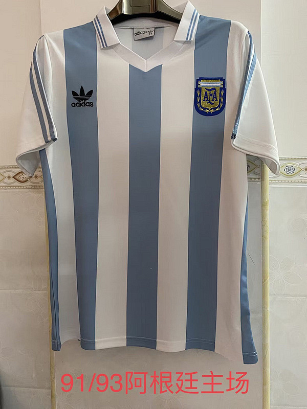 91-93 Argentina Home Retro Jerseys
