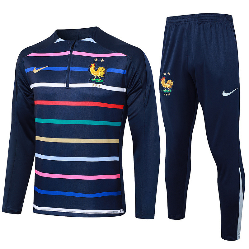 2024 France Long Sleeve Training Suit