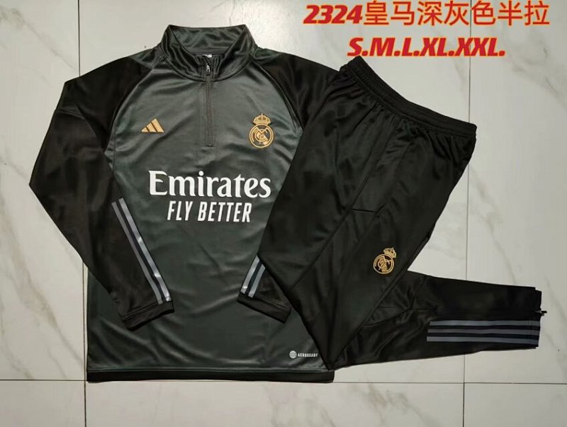 23-24 Real Madrid Long Sleeve Training Suit