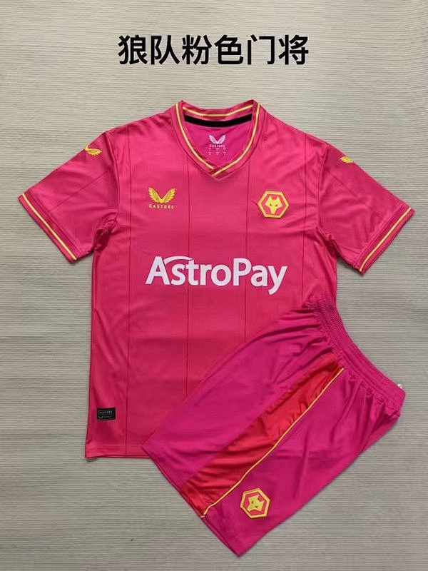 23-24 Wolves Goalkeeper Kids Jerseys