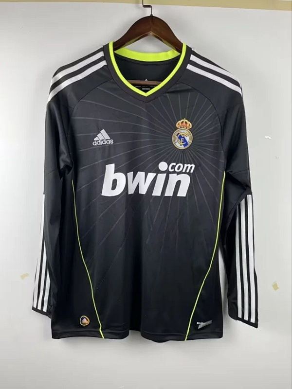 2010-11 Real Madrid Away Retro Long Sleeve Jerseys