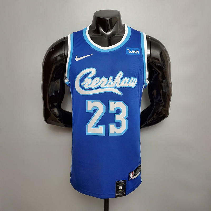 New James #23 Lakers blue NBA jersey Size XS-XXL