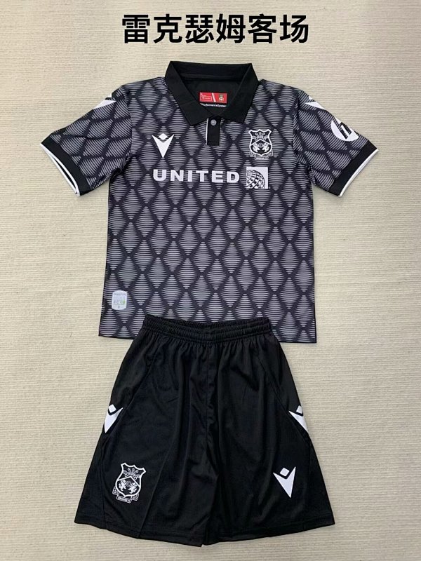 24-25 Wrexham Away Adults And Kids Jerseys