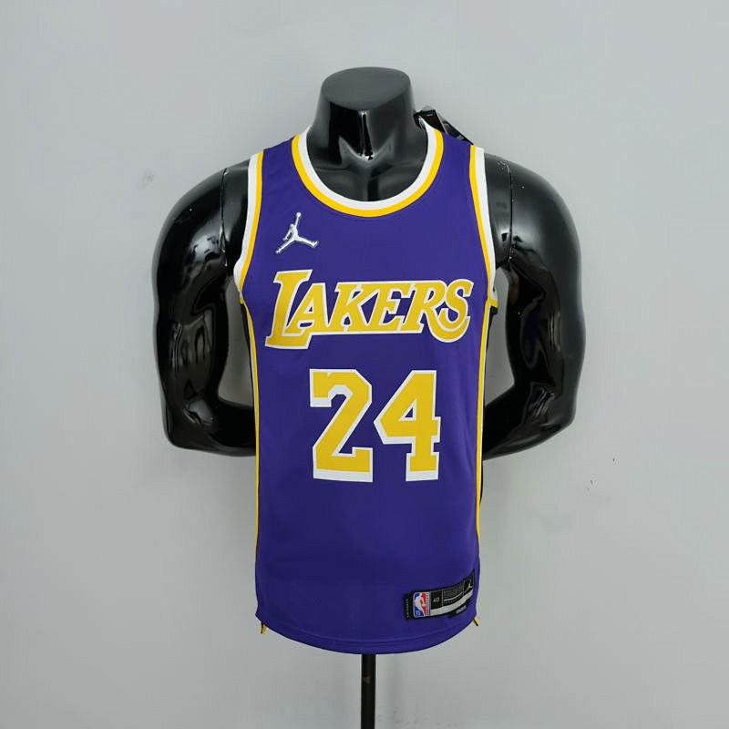 75th Anniversary BRYANT#24 Los Angeles Lakers Jordan Purple NBA Jersey S-XXL