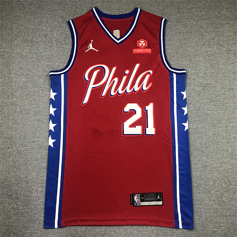 76ers #21 Embroidery